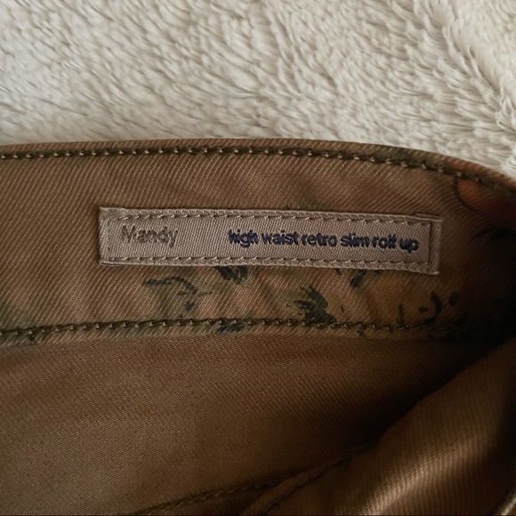 NWT Citizens of Humanity Mandy Jeans High Waist Retro Slim Roll Up Floral - Picture 6 of 12